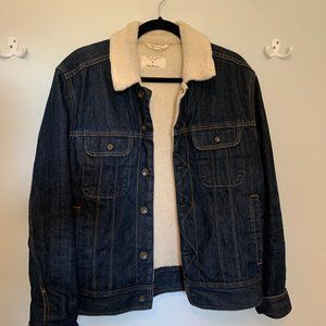 Rag & Bone Men's Denim Jacket with Faux Shearling Lining